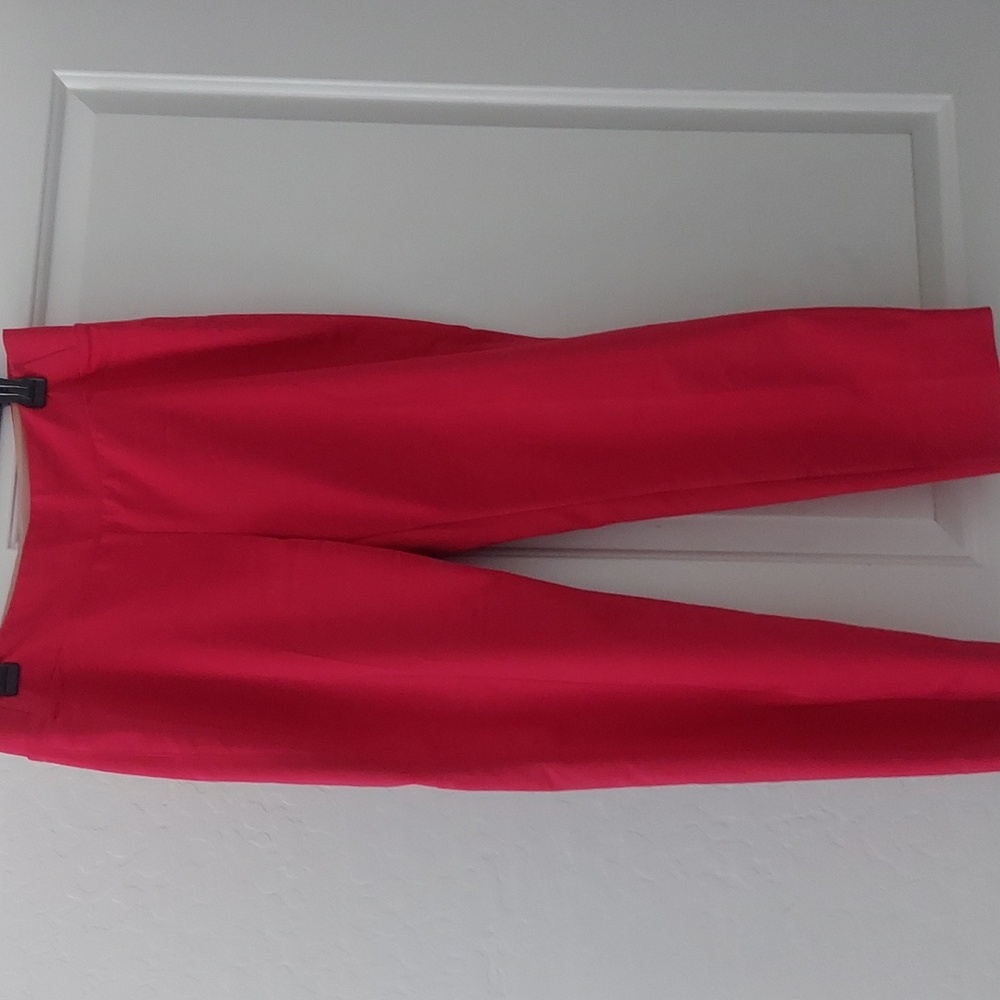 INVESTMENTS Fuschia Pink Pant Suit Size 6 Jacket, Size 8 Pants -Used - Picture 6 of 8